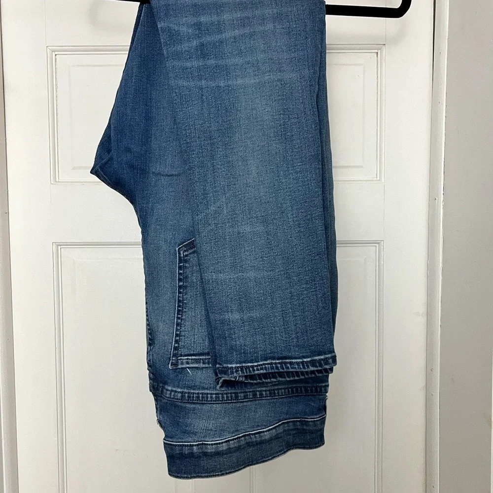 Express Super Soft High Rise Denim Jegging Plus Size S18R - Picture 3 of 5